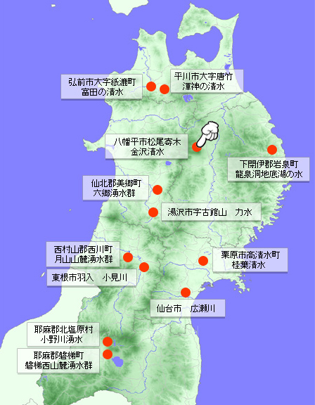 金沢清水の地図